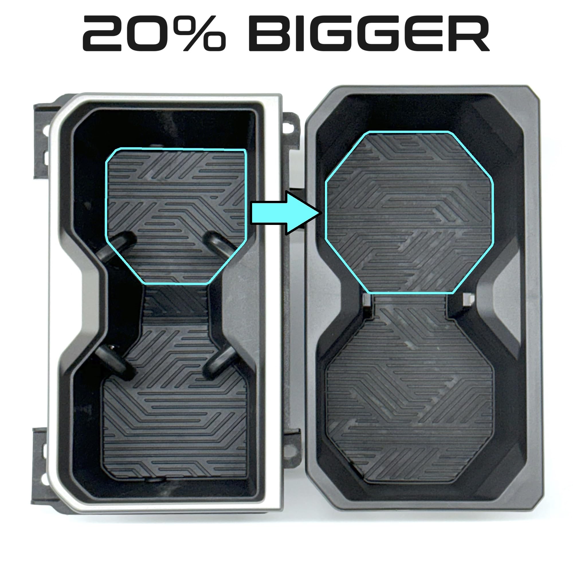 Amazon.com: Z PRECISION Oversized Cup Holder for Toyota Tacoma